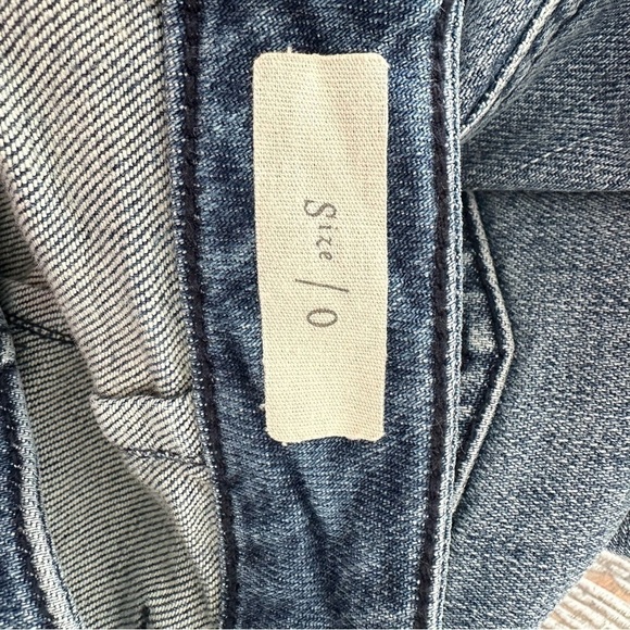 ANTHROPOLOGIE-PILCRO & Letterpress Double Pocket Denim Skirt (Size:0) - Picture 7 of 8